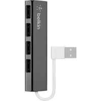 Belkin USB 2.0 Hub 1:4, SLIM, Passiv, Schwarz