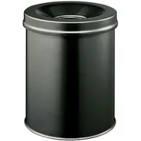 Durable Papierkorb Safe rund 15 Liter schwarz