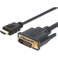 TECHLY HDMI zu DVI-D Anschlusskabel, schwarz, 10 m