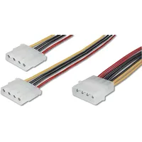 Digitus AK-430400-002-M Internes Y-Stromversorgungskabel 0.20m, 3 Stück