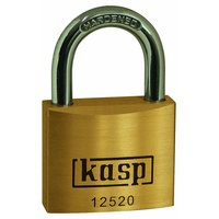 Kasp K12520A2 Vorhängeschloss 20mm gleichschließend Goldgelb Schlüsselschloss