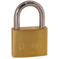 Kasp K12025 Vorhängeschloss 25 mm verschieden schließend Goldgelb Schlüsselschloss