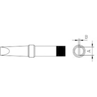 Weller 4PTA7-1 Lötspitze Flachform Spitzen-Größe 1.6mm Inhalt 1St.