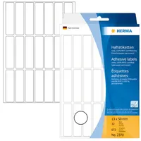 Herma Adressetiketten 2370 Weiß 13 x 50 mm 32