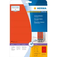 Herma Ordneretiketten 5092 rot 38,0 x 192,0 mm 20