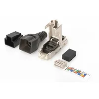 Digitus Geschirmter RJ45-Stecker (Netzwerkkabel), Netzwerk Zubehör