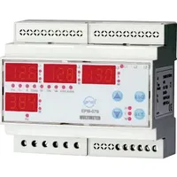ENTES EPM-07S-DIN Netz-Analysegerät (Analysator), Messtechnik, Weiss, Rot