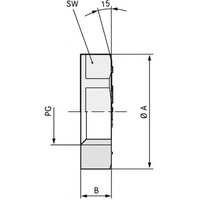 Lapp 53019280 SKINTOP GMP-GL PG 42 RAL 9005 BK