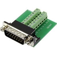 TRU Components DSUB15M-16TB-2 1282790 D-SUB Stecker 90° Polzahl: 15