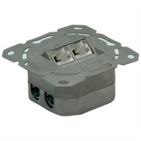 Value Kat.6A (Class EA) Dose, 2x STP, Unterputz, waagerecht,