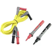 VOLTCRAFT MSL-504 Messleitung Stecker 4mm Prüfspitze 1.20m Gelb 1St.