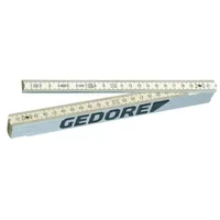 Gedore 4533-2 1837087 Maßstab 2m Holz