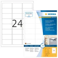 Herma Adressetiketten 9537 Weiß 63,5 x 33,9 mm 40