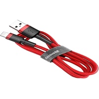 Baseus Cafule USB Lightning Cable 2.4A 0.5m (Red),