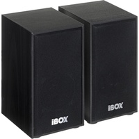 IBox IGLSP1B SPEAKERS I-BOX 2.0 SP1 Black, PC Lautsprecher,