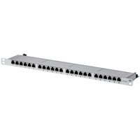 Helos Patchpanel Cat6a 19", 24-Port, 0.5HE (134334)