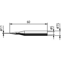 Ersa Lötspitze Bleistiftform Spitzen-Größe 1.10mm Inhalt 1St.