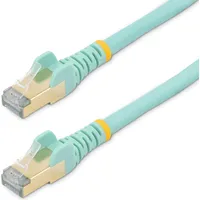 Startech PVC Patchkabel, Cat6a, U/FTP, RJ-45/RJ-45, 7.5m, türkis (6ASPAT750CMAQ)