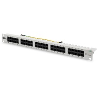 Digitus CAT 3 ISDN Patch Panel, ungeschirmt, grau