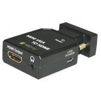 TECHLY Videoadapter - HD-15 (VGA), Mini-Stecker, Micro-USB Typ B