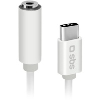 SBS TEINTJACKTYCFMW Weiß, 3.5mm, USB C 0,09 m, Weiblich,