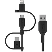 Belkin BOOST Charge Univ. Kabel 1,2m Lightn./Micro/USB-C - USB-A