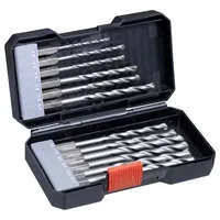 KWB 108840 Werkzeugstahl Stein-Spiralbohrer-Set 12teilig 4 mm, 5 mm,