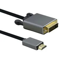 Helos Premium - Adapterkabel - DVI-D Stecker zu HDMI