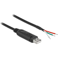 DeLock USB 2.0 USB-A Stecker, offene Kabelenden 2 m