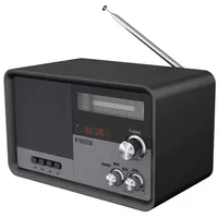 Noveen Tragbares Radio mit Bluetooth Schwarz