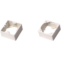 EasyLan Aufputzgehäuse für Datendose 80x80mm, reinweiß CKVDAP90