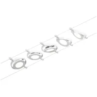 Paulmann CorDuo LED Seilsystem RoundMac Basisset 5x200lm 5x4,5W Weiß