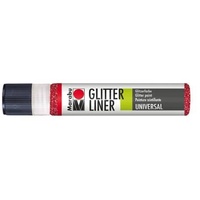 Marabu Glitter-Liner, glitterrubin, 25ml (18030009538)