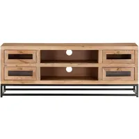 VidaXL TV-Schrank 110x30x40 cm Akazie Massivholz
