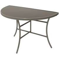 DEGAMO Gartentisch Palermo halbrund 110 x 58 x 72