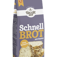 Bauckhof Schnellbrot mit Saaten glutenfrei bio
