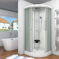 SeniorBad Duschkabine Fertigdusche Dusche Komplettkabine D10-00M1-EC 80x80 cm -