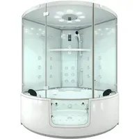 AcquaVapore Dampfdusche Whirlpool Dusche Duschkabine K60-WS-EH-EC-SC 140x140cm