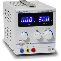 Peaktech Labornetzgerät 0-30V / 0-5A DC, stabilisiert, linear regelbar,