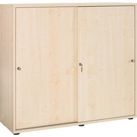 Hammerbacher Venda Aktenschrank, Ahorn, inkl. Streifengriff , Schloss -