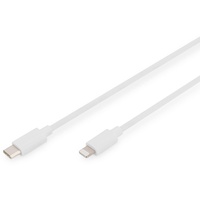 Digitus Daten- und Ladekabel USB-C/Lightning 1.0m weiß (DB-600109-010-W)