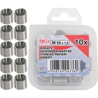 BGS Ersatz-Gewindeeinsätze M16 x 1,5 mm, 5-tlg.