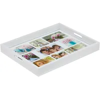ZEP Photo Tray white 45x35 Holz Fototablett 9 Bilder