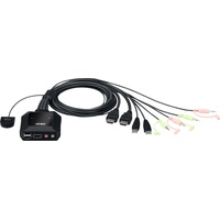 ATEN CS22H 2-Port USB 4K HDMI Kabel KVM Switch