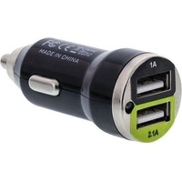 InLine USB DUAL+ KFZ-Ladeset Spiralkabel 12/24VDC zu 5V DC/2.1A
