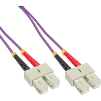 InLine LWL Duplex Kabel, SC/SC, 50/125μm, OM4, 1m