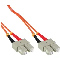 InLine LWL Duplex Kabel, SC/SC, 50/125μm, OM2, 15m