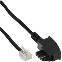 InLine TAE-F Kabel, für Telekom/Siemens-Geräte, TAE-F Stecker an RJ11