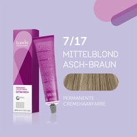 Londa Professional Permanent Color Creme 7/17 mittelblond aschbraun 60