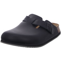 Birkenstock Boston Super Grip Naturleder schwarz schmal 47